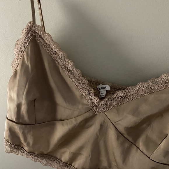 Lace Strap Crop Top - Picture 2 of 6